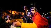 Manifestantes propalestinos marchan pacíficamente por Londres