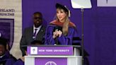 Taylor Swift delivers NYU commencement address after receiving honorary doctorate