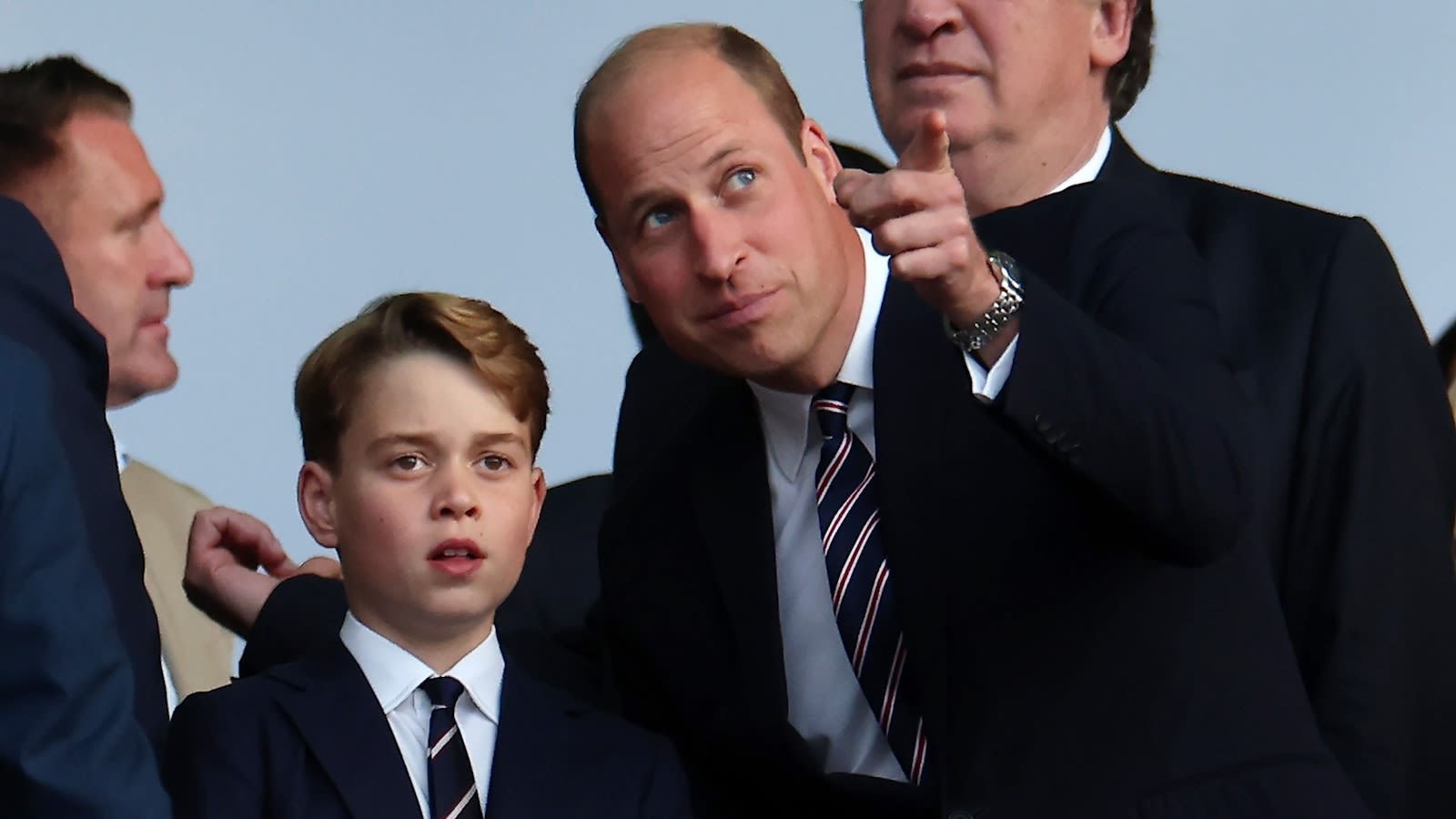 Prince George joins dad Prince William in Berlin at UEFA European Championship