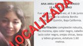 Localizaron a la menor Ana Areli Espinoza Velasco