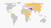 ¿Qué países tienen sanciones del Departamento del Tesoro de EE.UU.?