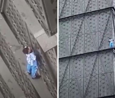 Vídeo: influenciador escala até o 28º andar de prédio sem proteção