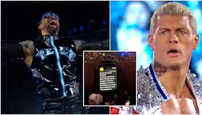 The atmosphere for Jey Uso & Cody Rhodes' entrances at WWE Backlash was spine-tingling