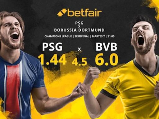 PSG vs. Borussia Dortmund: horario, TV, estadísticas, cuadro y pronósticos