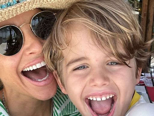 We’re stuffed in like sardines, says Vogue as she jets off on family holiday