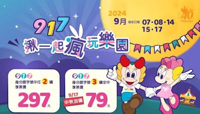 9月瘋玩遊樂園！小人國「身分證中3碼 」門票僅79元 劍湖山壽星享4折