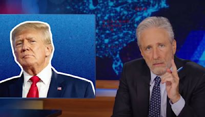 Jon Stewart Compares Trump’s Remixed Harris Attacks to an Elton John Song