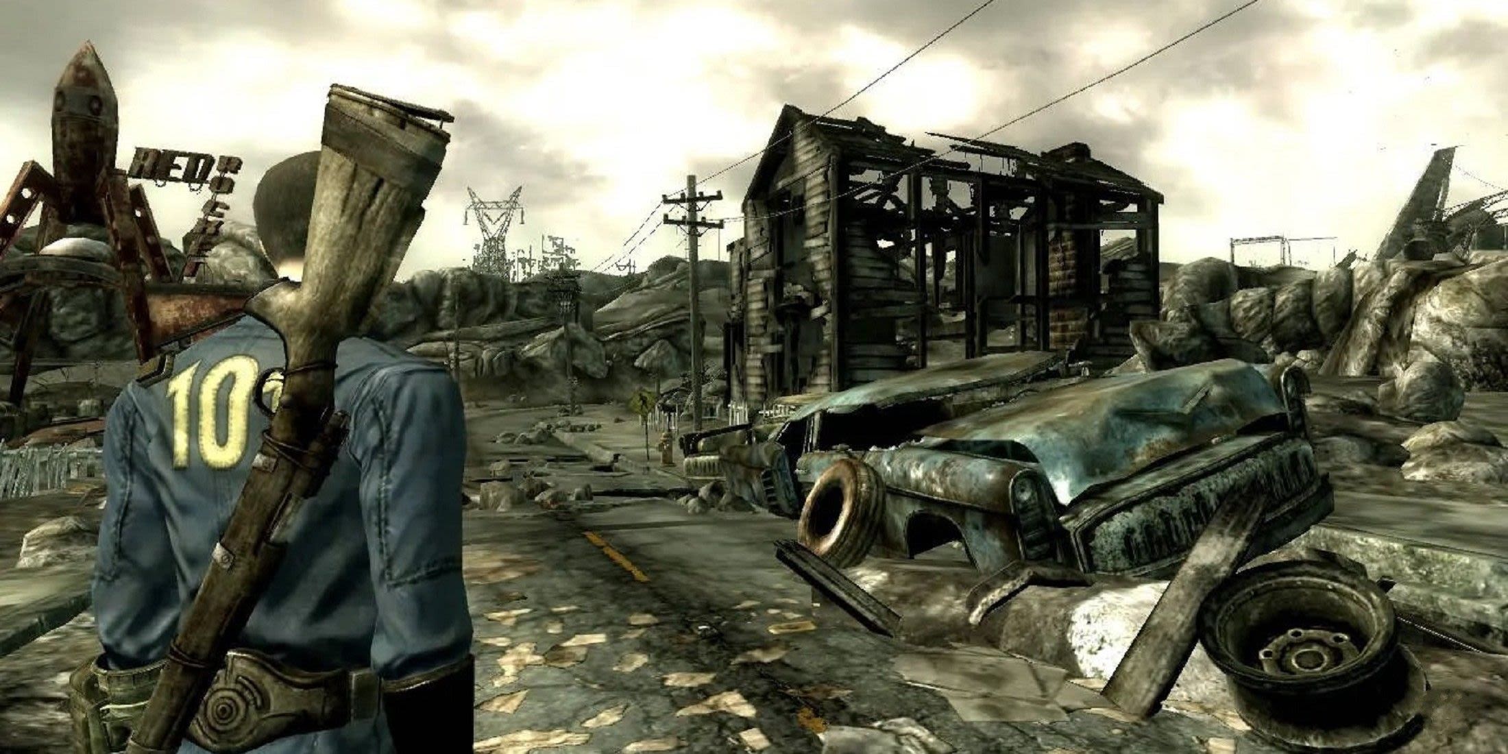 Fallout 3 Player Shows What the Game Looks Like Running on an Old CRT Monitor