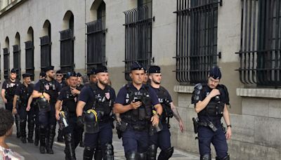 2024 Paris Olympics: Massive police presence outside Israel's first soccer match