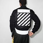 OFF-WHITE 2022 最新款飛行夾克 外套 斑馬 斜 條紋