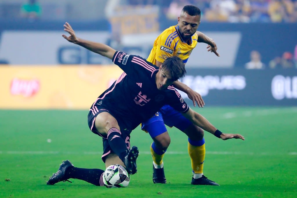 Inter Miami, without Messi and Suarez, edged 2-1 by Tigres but advance in Leagues Cup