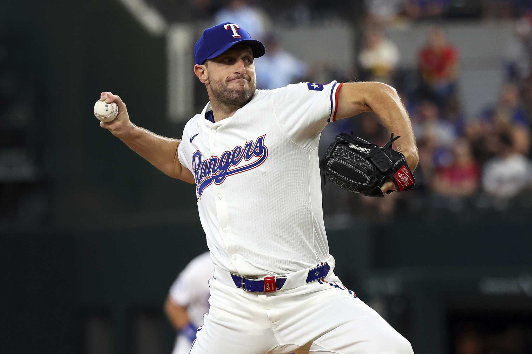 Rangers RHP Max Scherzer returning to Texas to get fatigued right shoulder checked out