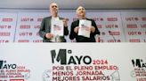 CCOO y UGT llaman al 1 de mayo para exigir también la paz en Oriente Medio y el reconocimiento de Palestina