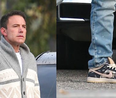 Ben Affleck Brings Rare Travis Scott Nike SB Dunk Shoes Back While Out in Los Angeles