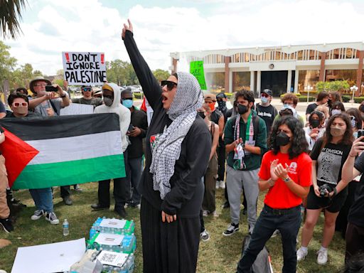 University of Central Florida students rally for Palestinians, the latest in nationwide campus divestment protests