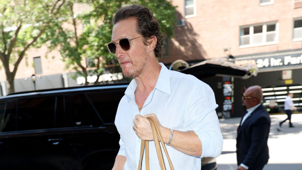 Matthew McConaughey Just Rocked One of Florsheim's Best Dress Sneakers, and They're 50% Off Right Now