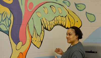 'Leaving behind something beautiful.' See what women inmates at Barnstable jail paint