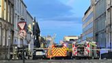 999 crews taped off street after incident near Blythswood Square