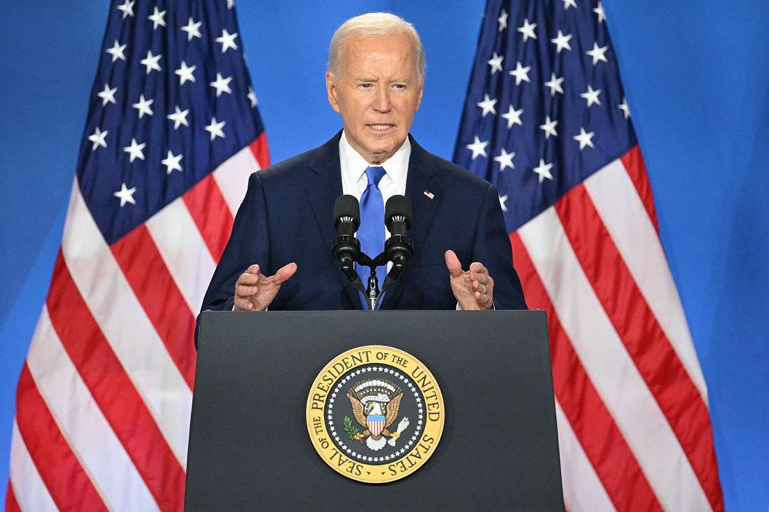 Joe Biden Responds to Headline-Making Press Conference Flub, Donald Trump's 'Big Boy' Jab