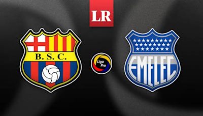 Barcelona SC vs. Emelec EN VIVO: alineaciones, horario y canal del partido por la LigaPro