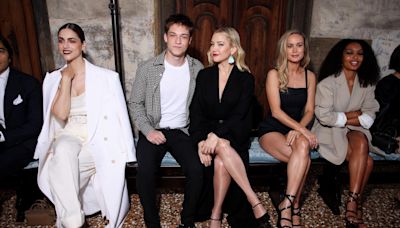 Kate Hudson and son Ryder sit front row at Max Mara Resort 2025 show