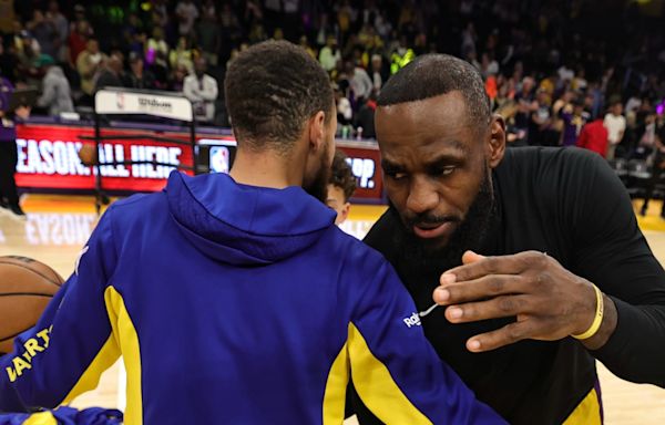 ESPN: Lakers' LeBron James 'Probably Not' Warriors' Top Target in NBA Free Agency
