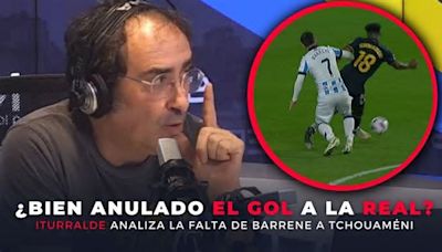 ¿Era falta de Barrenetxea a Tchouameni en el gol de Kubo? Iturralde González analiza la polémica del Real Sociedad-Real Madrid