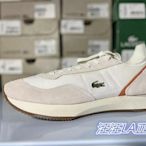 【Japan潮牌館】LACOSTE/法國鱷魚運動休閑牛皮織物情侶鞋42SMA00