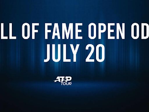 Hall of Fame Open Men's Singles Odds and Betting Lines - Saturday, July 20