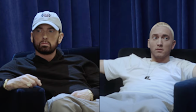 Eminem confronts Slim Shady for first time ever and blames him for ruining his life