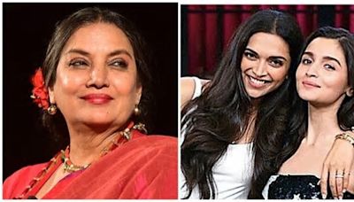 Shabana Azmi gives shout out to Deepika Padukone, Alia Bhatt for leading change for women in Bollywood: It’s good sign