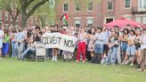 Brown University students allowed to remain in tents for another night