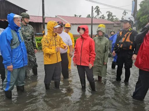 周春米視察暴雨災情 力爭28億計畫解決水患