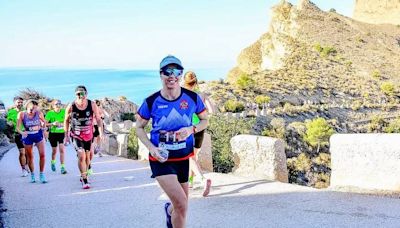 Mari Angeles Delgado, del Trail Villena, segunda en su categoría en la Ruta de las Fortalezas, en Cartagena