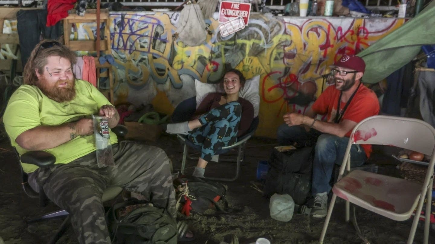 Fargoans find safety, community in homeless encampment under First Avenue bridge