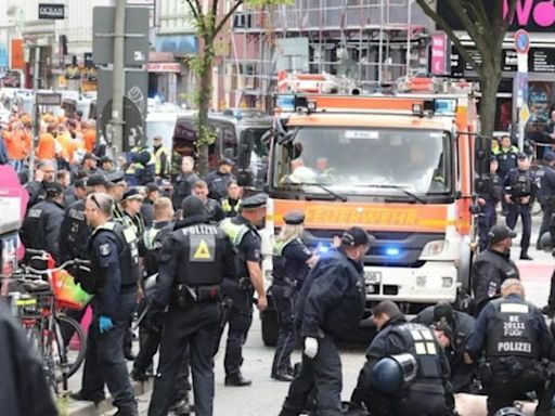 Abaten a tiros a un hombre armado con un hacha en la fan zone de Hamburgo