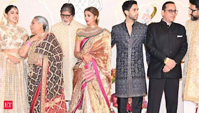 Amitabh Bachchan, SRK, Kardashians among guests at Anant-Radhika's blessing ceremony
