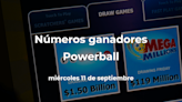 Powerball: números ganadores en vivo del sorteo hoy miércoles 11 de septiembre de 2024, con premio de $135 millones de dólares - La Opinión