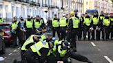 Seven charged after total of 145 arrested during demonstrations on Armistice Day