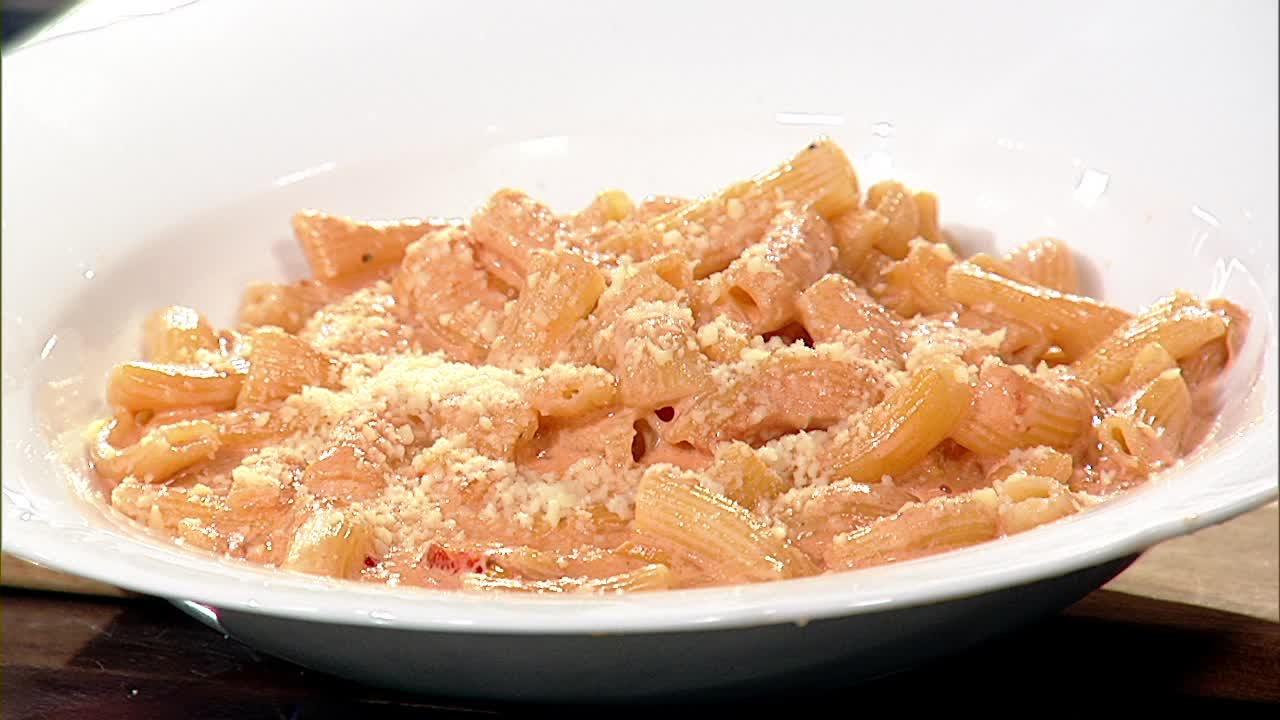 Rigatoni alla vodka recipe from the Sicilian Butcher