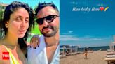 Kareena Kapoor Khan turns shutterbug for son Taimur as they enjoy a sunny day on a London beach - See photo | - Times of India
