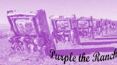 Texas Department of Family and Protective Services paints Cadillac Ranch purple for Elder Abuse Prevention Month