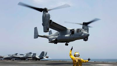 Families of Marines killed in 2022 Osprey crash sue aircraft manufacturers Boeing, Bell, Rolls Royce