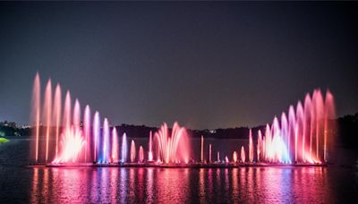 嘉市雨量不夠解渴 蘭潭音樂噴泉暫停演出