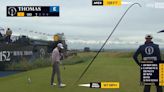 Justin Thomas shanks ball onto nearby beach in nightmare start at The Open