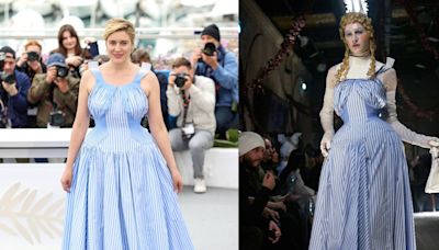 Why Greta Gerwig's Margiela Dress Caused Such a Frenzy on Fashion Twitter