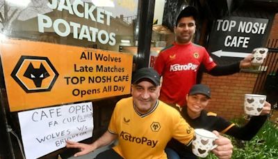 Wolves-mad cafe set for two epic 12-hour shifts in five days for late kick-offs