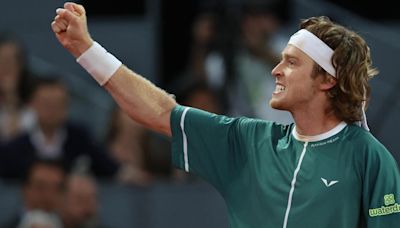 Tenis | Triunfo heroico de Rublev, nuevo campeón de Madrid sucediendo a Alcaraz