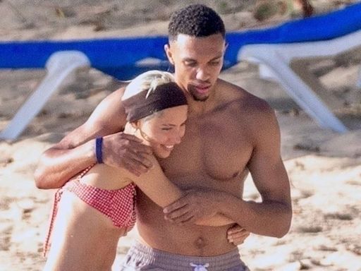 Jude Law's Daughter Iris Law Seen Getting Close with English Soccer Player Trent Alexander-Arnold in Barbados