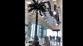 Cae plafón del AIFA; aeropuerto dice que no hay heridos